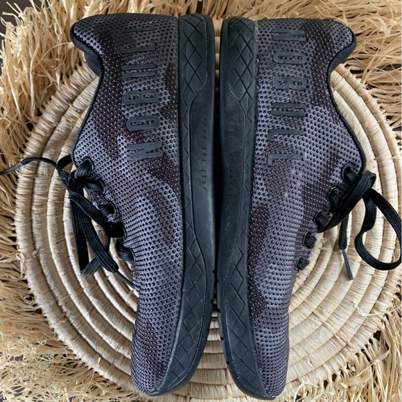 NOBULL Outwork Black And Gray Camouflage Trainers W 6.5 M 5 - Picture 12 of 14
